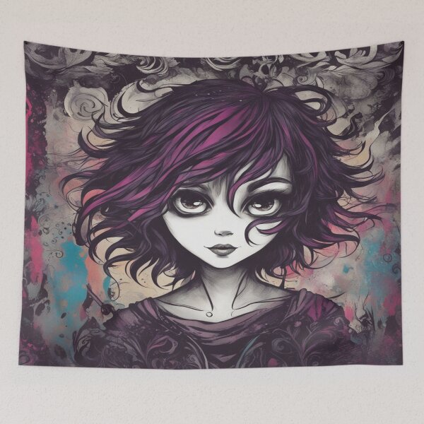 Item preview, Emo Elegance Amidst Watercolor Dreams designed and sold by Feathers & Futhark.