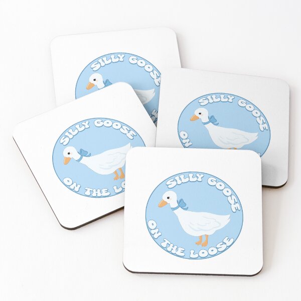 Item preview, Silly Goose on the Loose Blue designed and sold by violletine.