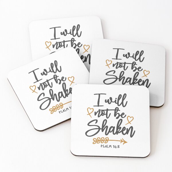 Item preview, Unshakeable Faith - Psalm 16:8 Christian Design designed and sold by cidolopez.