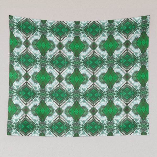 Item preview, Wray Ornate Photo Pattern Green designed and sold by vallisrowe.