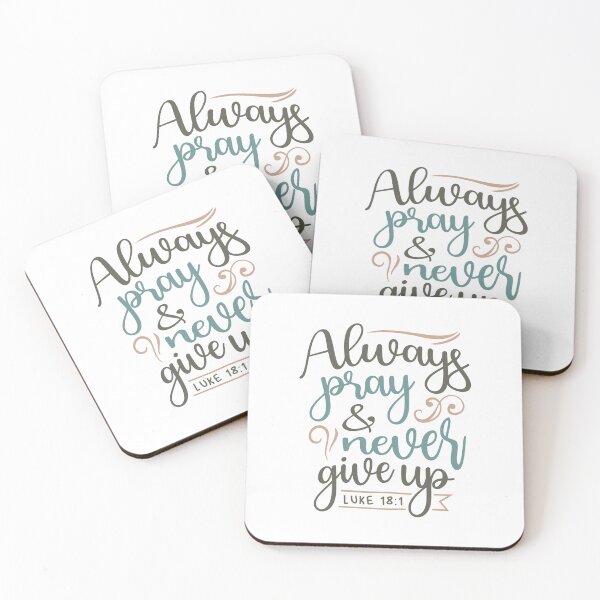 Item preview, Persistent Prayer - Luke 18:1 Christian Design designed and sold by cidolopez.
