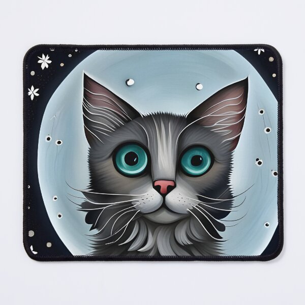 Item preview, Kitty Stars and Moon designed and sold by Reclining Buddha Cat.