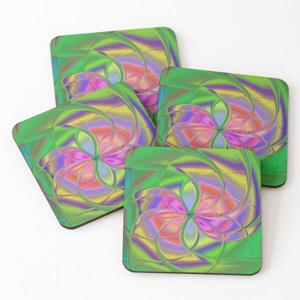 Item preview, abstract flower 09/0223 zeyxis354 designed and sold by ZeyxisArt.