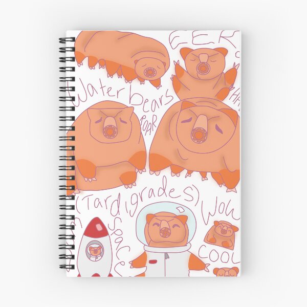 Item preview, Tardigrade (Water Bear) Sketch Page designed and sold by EllisaurusArt.