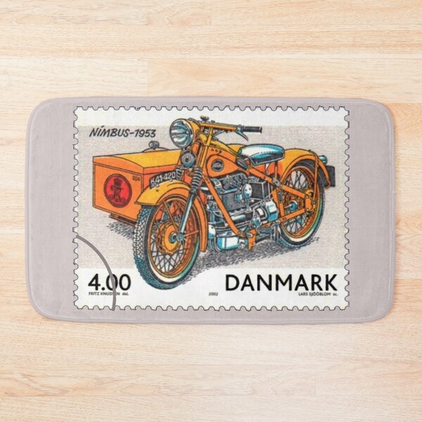 Item preview, Nimbus Motorcycle Stamp designed and sold by DBnation.