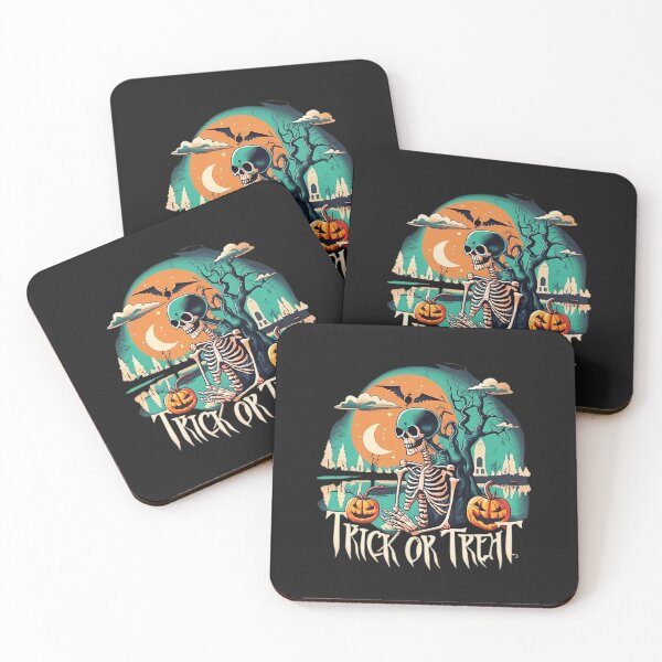Item preview, Spooky Skulls and Bat Swarm designed and sold by StickerStudio27.