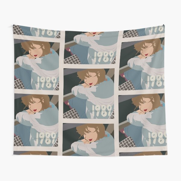 Taylor Swift 1989 (Taylor's Version) Aquamarine Green Edition Album Cover Tapestry