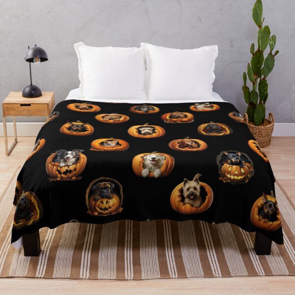 Item preview, Cute Halloween Dogs in pumpkin, Hocus Dogus designed and sold by Sunmoonlove.