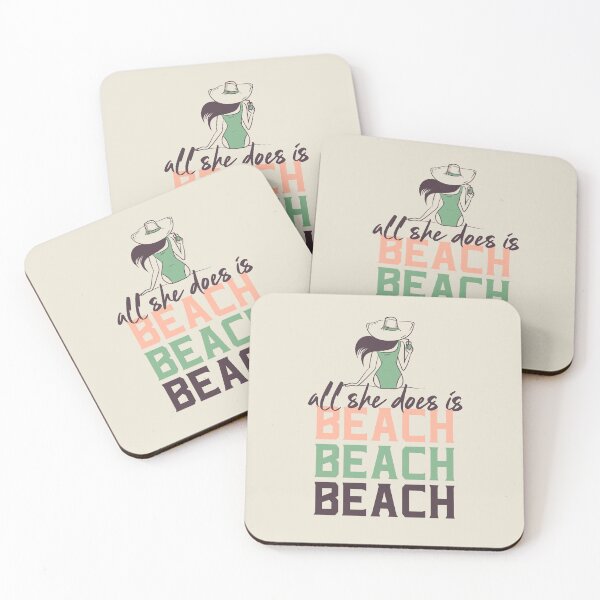 Item preview, All She Does is Beach! Variation 4 designed and sold by PlayaPlayas.