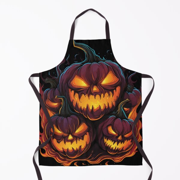 Aperçu de l'œuvre Graphique Flaming Jack O Lanterns créée et vendue par VelvetRoom.