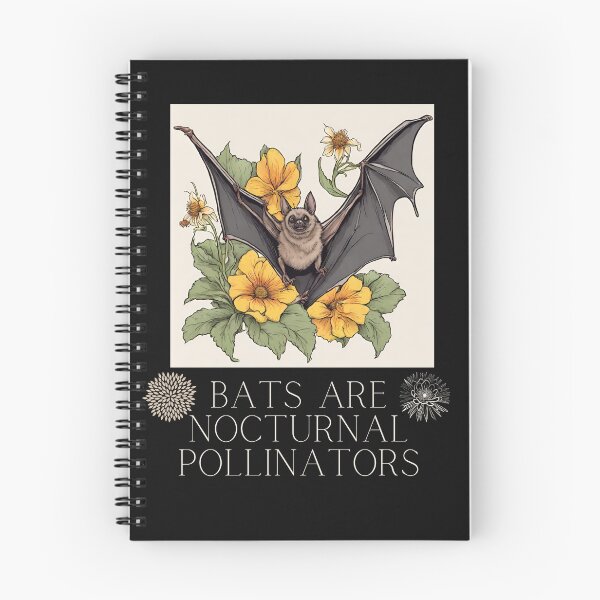 Item preview, Bats Are Nocturnal Pollinators Colorful Design designed and sold by EarthArtDesigns.
