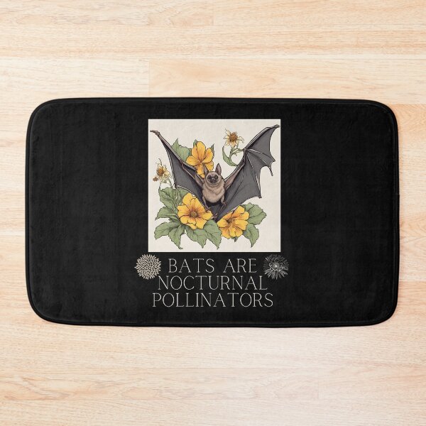 Item preview, Bats Are Nocturnal Pollinators Colorful Design designed and sold by EarthArtDesigns.