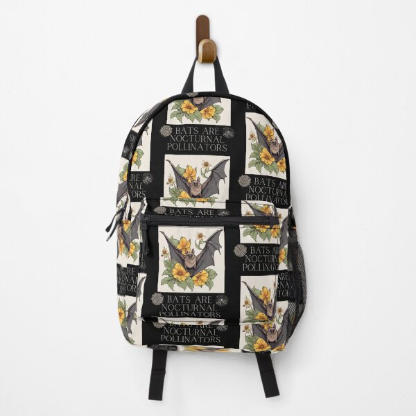 Item preview, Bats Are Nocturnal Pollinators Colorful Design designed and sold by EarthArtDesigns.