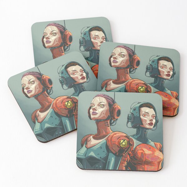 Item preview, Robot Girls designed and sold by Douglas Rezende.