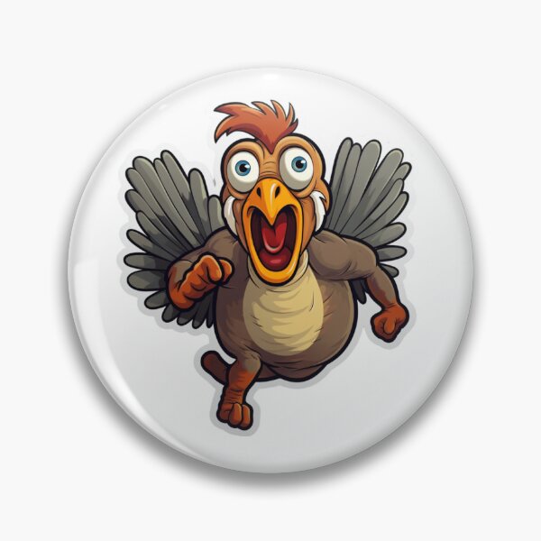Item preview, Funny Turkey running away designed and sold by World Of  Designs.