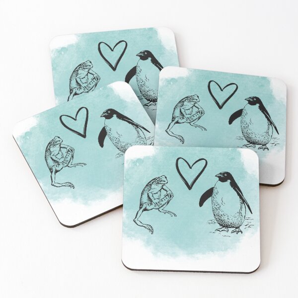 Item preview, Frog Loves penguins designed and sold by Garbul.