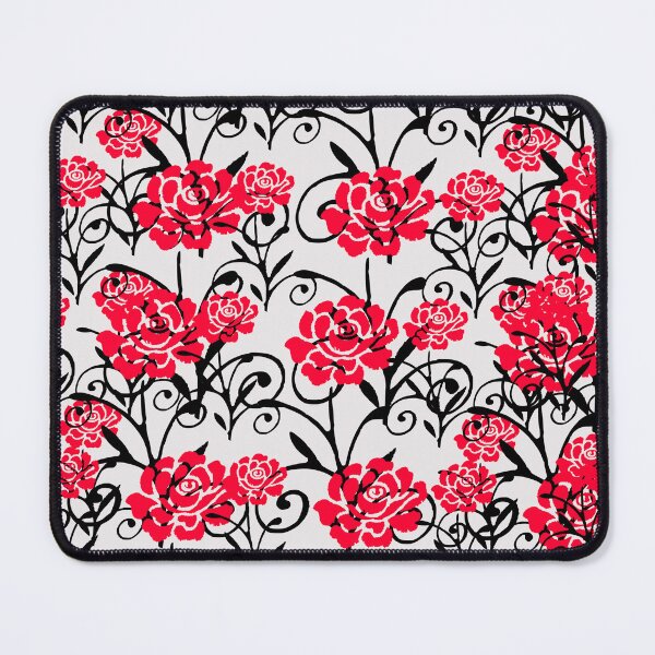 Item preview, Red Flower Illustration Pattern Design designed and sold by Bunmigraphics .