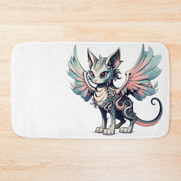 Item preview, Fantasy Dragon Cat – Mythical Creature Fusion Digital Art designed and sold by SchorlCraft.