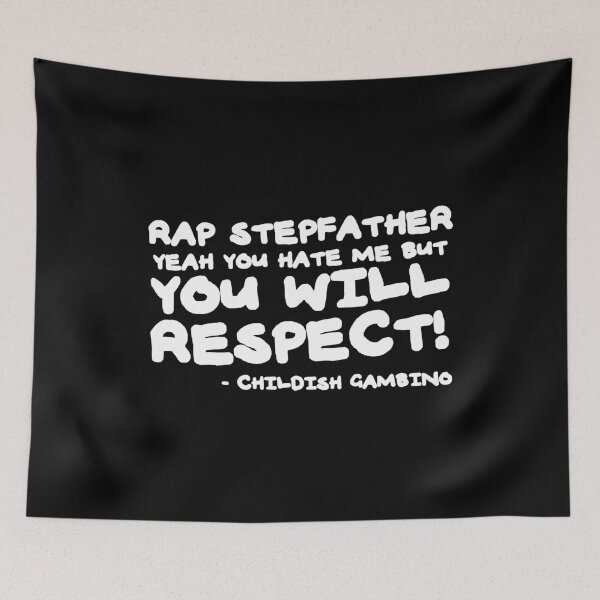 Item preview, Rap Stepfather - Yeah you hate me but you will respect! designed and sold by The Cosmic Turtle.