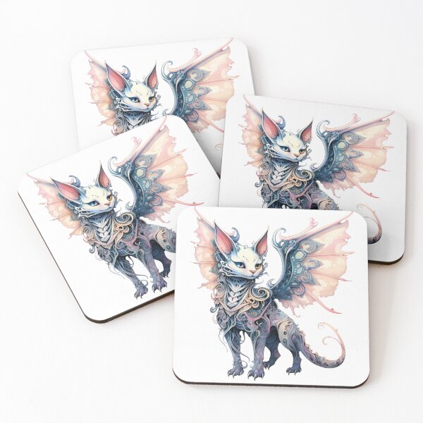 Item preview, Fantasy Dragon Cat – Mythical Creature Fusion Digital Art designed and sold by SchorlCraft.
