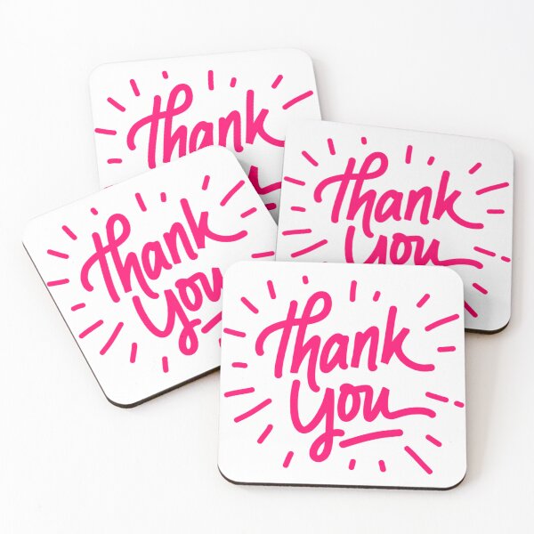 Item preview, Pink Thank You designed and sold by Bunmigraphics .