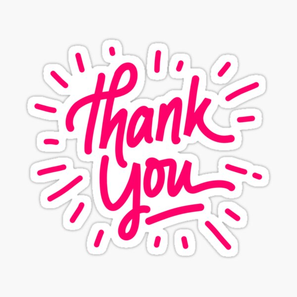 Item preview, Pink Thank You designed and sold by Bunmigraphics .