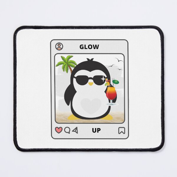 Item preview, Glow up summer penguin designed and sold by Garbul.