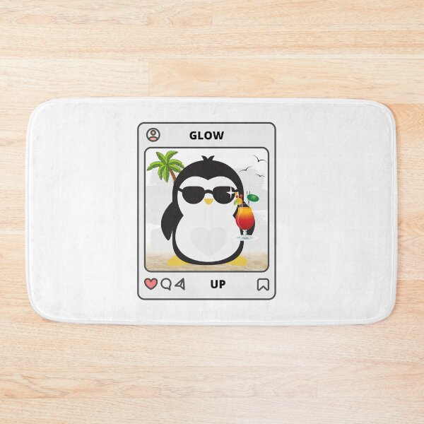 Item preview, Glow up summer penguin designed and sold by Garbul.