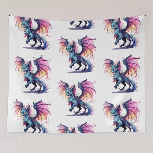 Item preview, Fantasy Dragon Cat – Mythical Creature Fusion Digital Art designed and sold by SchorlCraft.