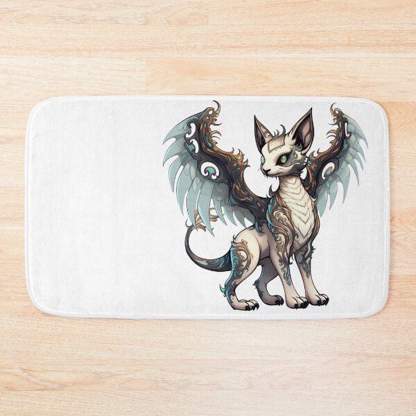 Item preview, Fantasy Dragon Cat – Mythical Creature Fusion Digital Art designed and sold by SchorlCraft.