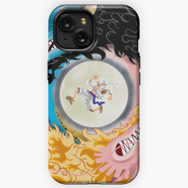 Luffy gear 5 vs Kaido iPhone Case by Mo2o