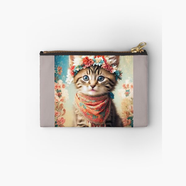 Item preview, Super Cute & Stylishly Adorable Boho Kitten designed and sold by bobbi-gyre.