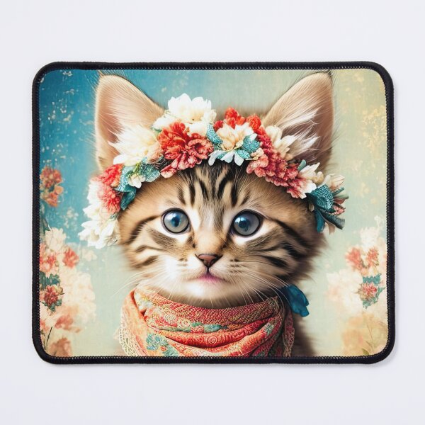 Item preview, Super Cute & Stylishly Adorable Boho Kitten designed and sold by bobbi-gyre.