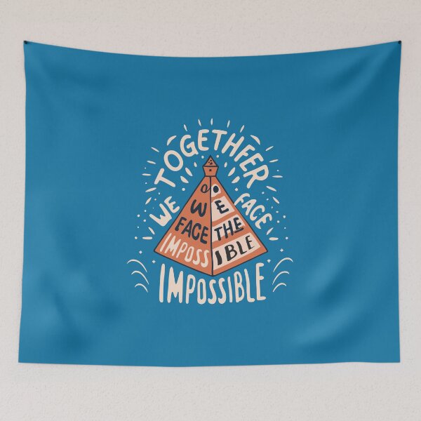 Item preview, Together we face the impossible designed and sold by scarlov.