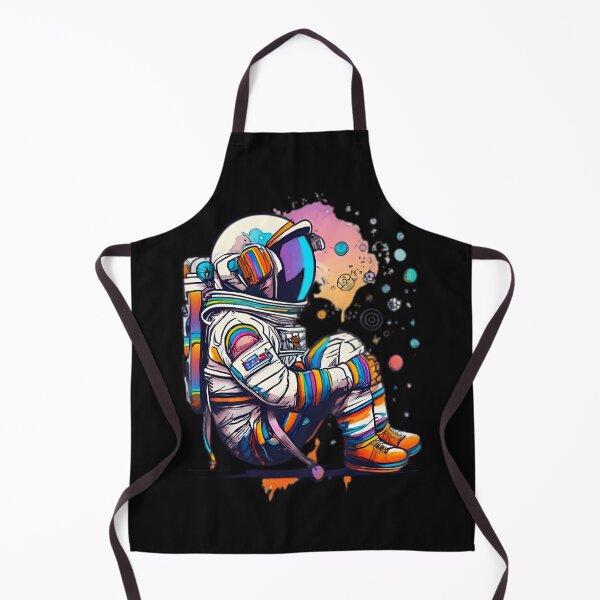 Item preview, Starry Dreamscape: A Melancholic Journey of a Kid Astronaut designed and sold by StickerStudio27.