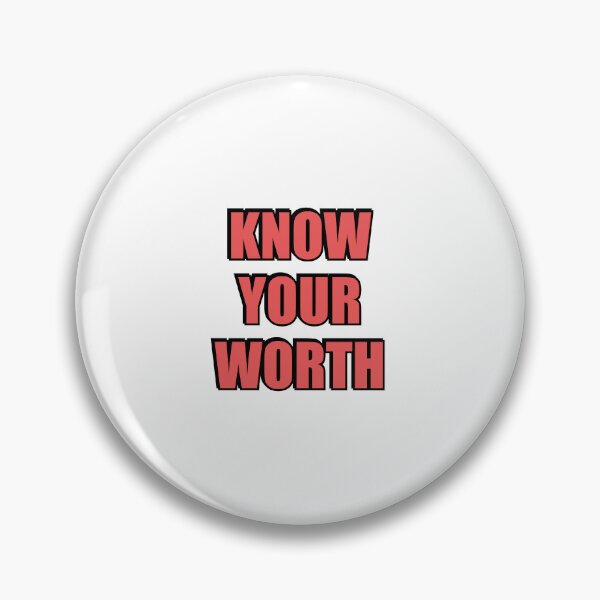 Item preview, Know your worth - self esteem affirmations designed and sold by Inspirationmotivation.