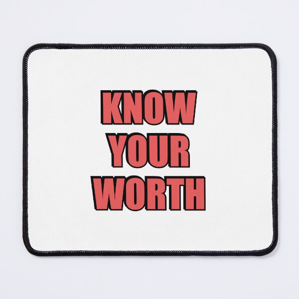 Item preview, Know your worth - self esteem affirmations designed and sold by Inspirationmotivation.