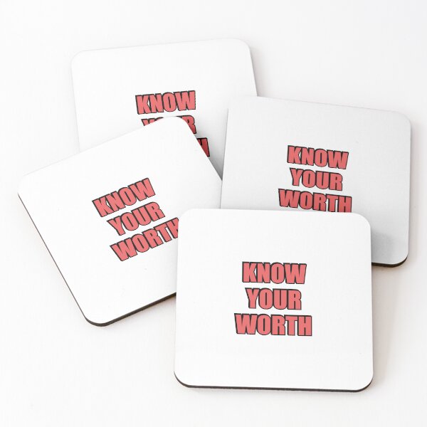 Item preview, Know your worth - self esteem affirmations designed and sold by Inspirationmotivation.