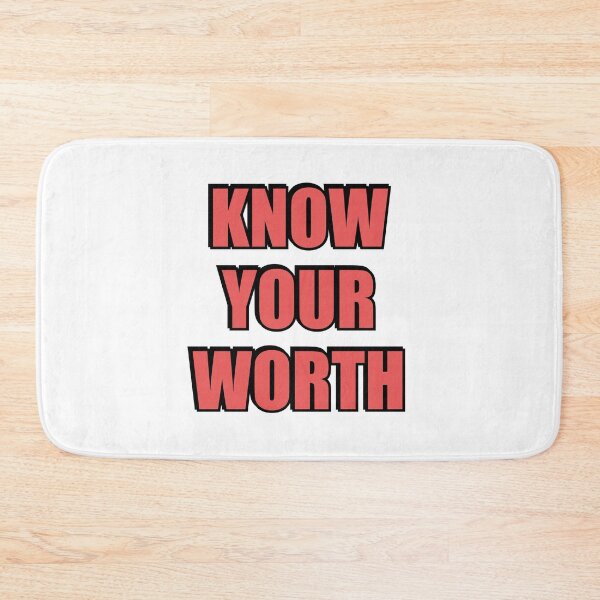 Item preview, Know your worth - self esteem affirmations designed and sold by Inspirationmotivation.
