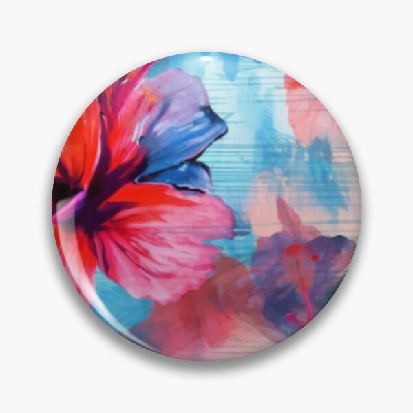 Item preview, Aquarelle Elegance: Hibiscus Flourish designed and sold by Geode-Designs.