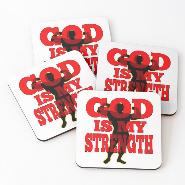 Item preview, God is my strength designed and sold by Creative Expressions By JLDesigns.