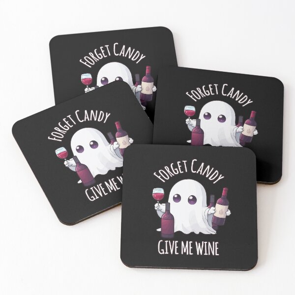 Item preview, Forget Candy Give Me Wine, Halloween Wine Lover designed and sold by Ridaelb.