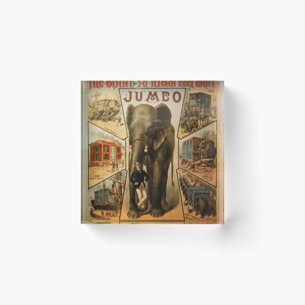 Item preview, Jumbo elephant poster designed and sold by Francespoppy.