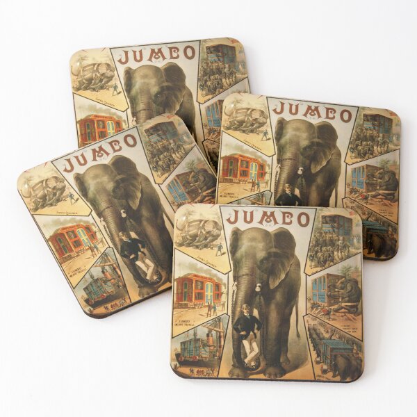 Item preview, Jumbo elephant poster designed and sold by Francespoppy.