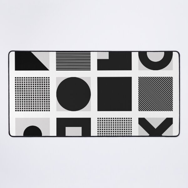 Item preview, Geometric Set #1 in black and white designed and sold by minimo-depot.