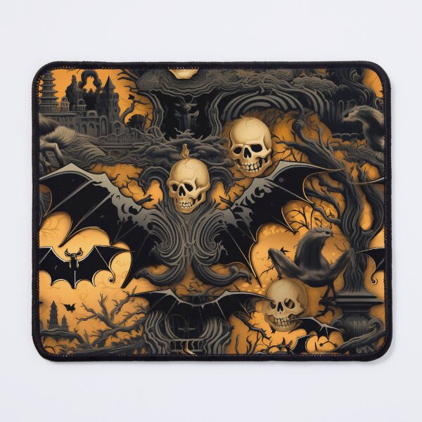 Item preview, Halloween: Phantom Menagerie (Bats, Skulls) designed and sold by Digital Contours.