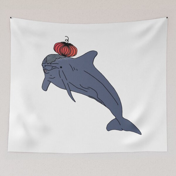 Item preview, The Christmas Miracle Dolphin Fall/Halloween Edition designed and sold by Allysha Lazar.