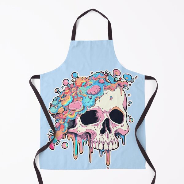 Item preview, Colorful Bubblegum Skull Lollipop Pink and Blue Sweets Juicy Spooky Halloween designed and sold by BubbleBone.