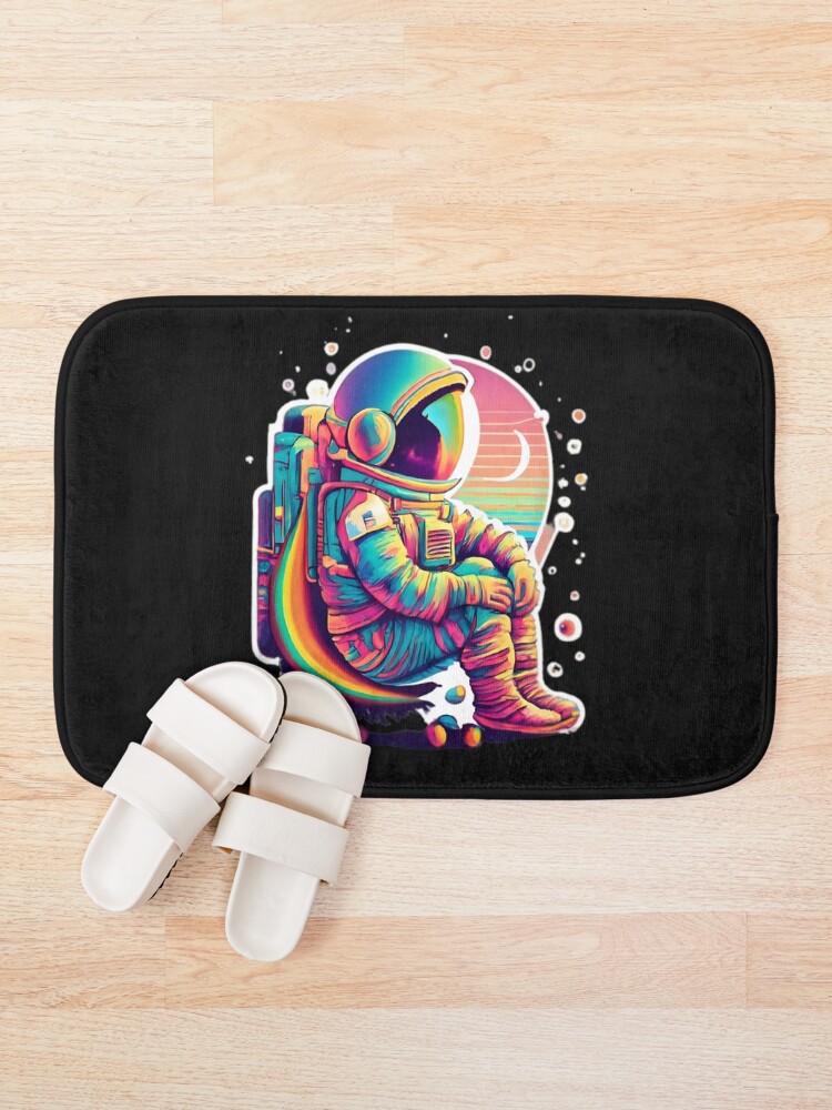 Thumbnail 1 of 6, Bath Mat, Enchanted Celestial Reverie designed and sold by StickerStudio27.