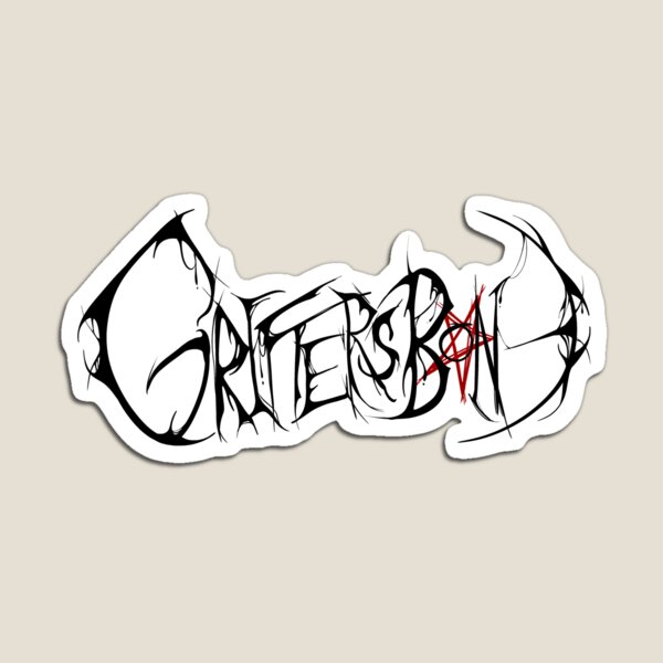 Item preview, Grifter's Bone Black Metal Logo designed and sold by crucigerglobus.